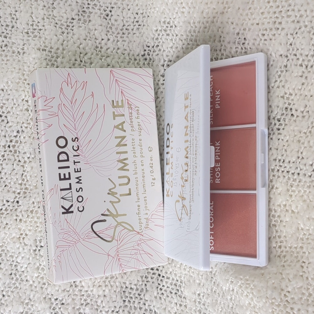 Kaleido Cosmetics Skinluminate Superfine Luminous Blush Palette, 12g/0.42oz